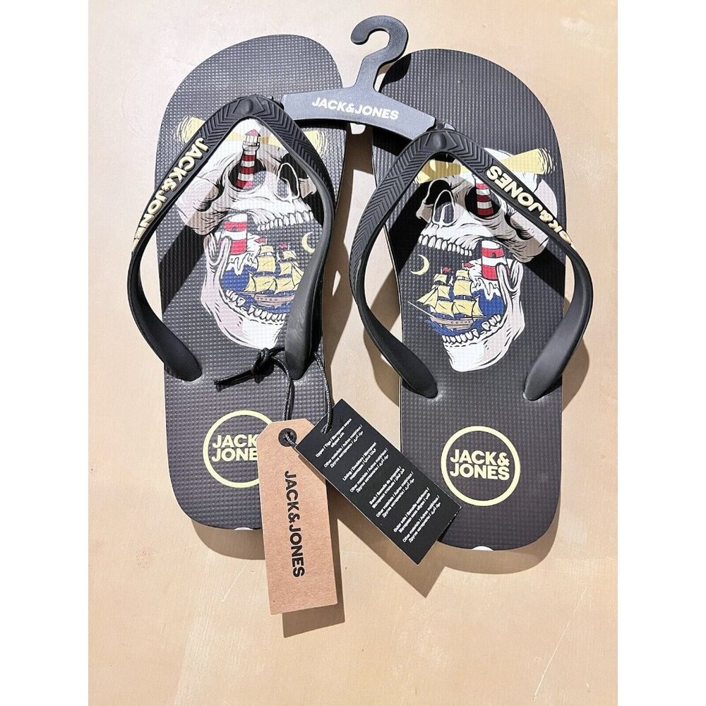 JACK & JONES Flip Flops  Size 9/10 New With Tags